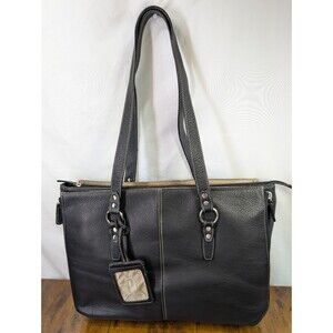 Samsonite Business Classic Soft Leather Travel  Tote/ Briefcase, Black